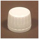 Bouchons simples 28 mm blancs